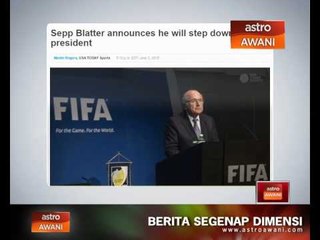 Reaksi pelbagai pengunduran Blatter
