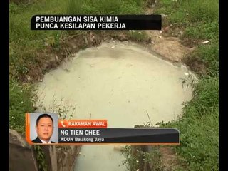 Pembuangan sisa kimia punca kesilapan pekerja