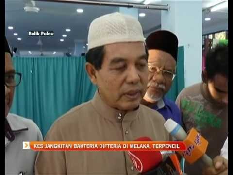 Kes jangkitan bakteria Difteria di Melaka, terpencil