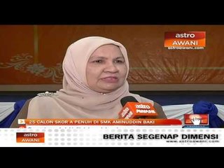 25 calon skor A penuh di SMK Aminuddin Baki