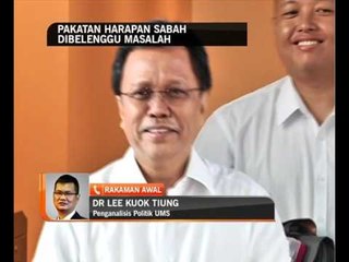 Blok pembangkang Sabah pula dibelenggu masalah