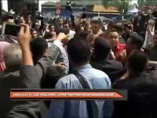 Merusuh di lobi Parlimen, lapan individu akan didakwa esok