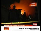 Rumah kedai terbakar lima nyaris maut