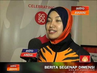 Ayuni Farhana tampil positif hadapi saingan di Singapura