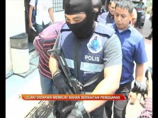 Lelaki didakwa memiliki bahan berkaitan pengganas