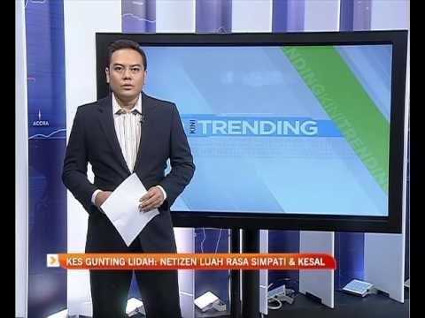 Kes gunting lidah: Netizen luah rasa simpati & kesal