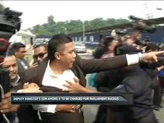 Deputy minister's son among 8 to be charged for Parliament ruckus