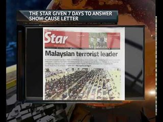 The Star given 7 days to answer show-cause letter