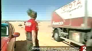 Johnny Hallyday sur le Dakar