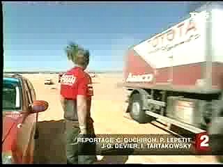 Johnny Hallyday sur le Dakar