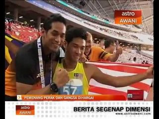Pemenang atlet perak dan gangsa dihargai