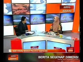 Seni visual moden pelukis tempatan