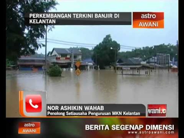 Perkembangan Terkini Banjir Di Kelantan Rabu 12 00 Pm Video Dailymotion