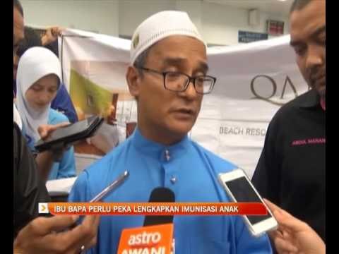 Ibu bapa perlu peka lengkapan imunisasi anak