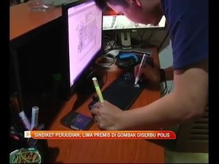 Sindiket perjudian, lima permis di Gombak diserbu polis