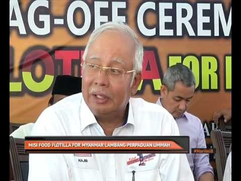 Misi Food Flotilla For Myanmar lambang perpaduan ummah