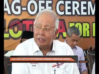 Misi Food Flotilla For Myanmar lambang perpaduan ummah