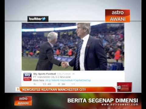 Newcastle kejutkan Manchester City