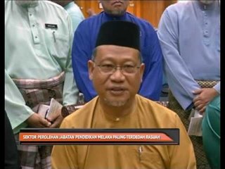 Sektor perolehan di Jabatan Pendidikan Melaka paling terdedah rasuah