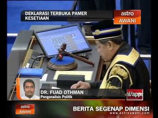 Deklarasi terbuka pamer kesetiaan