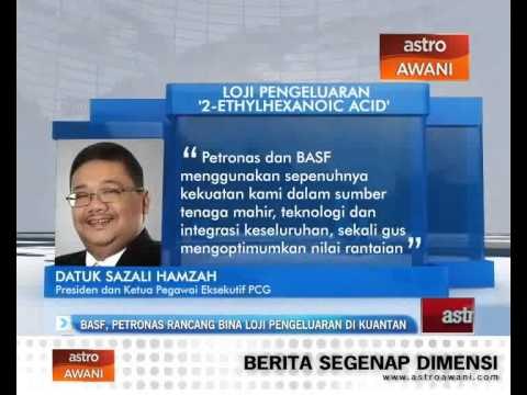 BASF, Petronas rancang bina loji pengeluaran di Kuantan