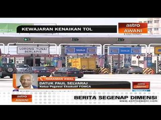 Ini bukan masanya untuk naikkan tol - FOMCA