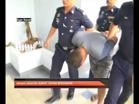 Sarjan didakwa bunuh, samun bersenjata