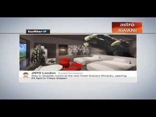 Godzilla Residen khas & duta pelancongan Shinjuku