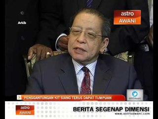 Penggantungan Lim Kit Siang terus dapat tumpuan