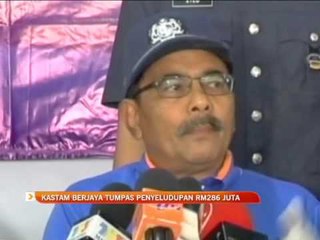 Kastam berjaya tumpas penyeludupan RM286 juta
