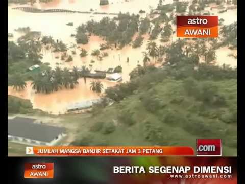 Jumlah mangsa banjir setakat jam 3 petang, 26 Dis