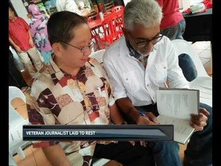 Veteran journalist laid to rest