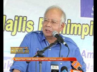 Malaysia tidak benar campur tangan luar
