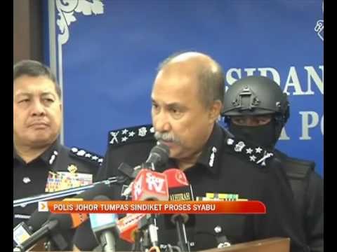 Polis Johor tumpas sindiket proses syabu