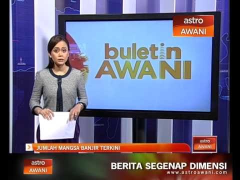 Jumlah mangsa banjir setakat jam 8 malam, 26 Dis