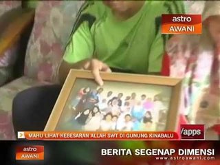 Loqman Mahu lihat kebesaran Allah SWT di Gunung Kinabalu