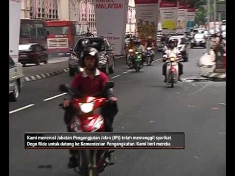 Kementerian Pengangkutan sedia berjumpa Dego Ride