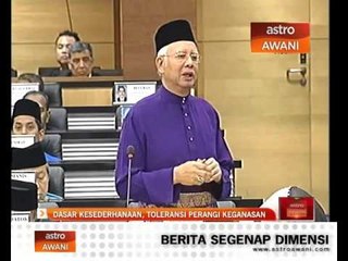 Dasar kesederhanaan, toleransi perangi keganasan