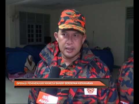 Operasi pemindahan mangsa banjir berdepan kesukaran