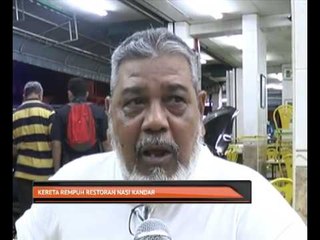 Kereta rempuh restoran nasi kandar