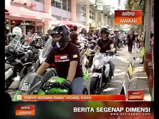 Konvoi beramai-ramai undang risiko