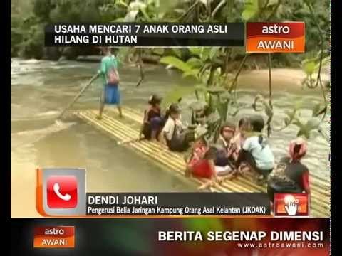 Usaha mencari tujuh anak Orang Asli hilang di hutan