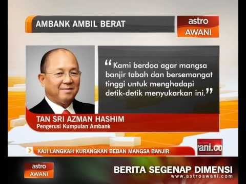 Kaji langkah kurangkan beban mangsa banjir