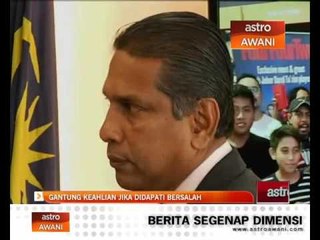 Gantung keahlian jurulatih jika didapati bersalah