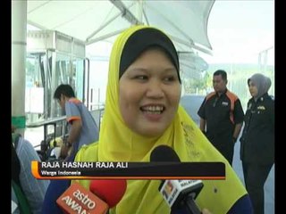 Warga Indonesia mula berpusu-pusu pulang ke tanah air