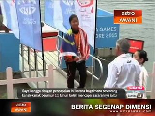 Aaliyah Yoong atlit termuda meraih emas