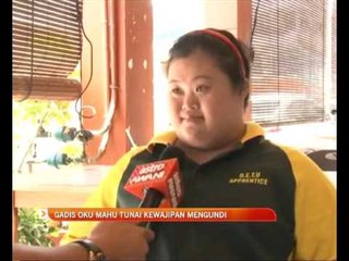 Gadis OKU mahu tunai kewajipan mengundi