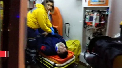 Askeri araç kaza yaptı