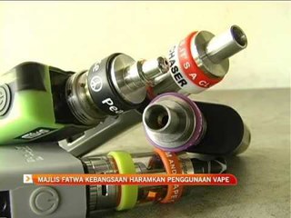 Majlis Fatwa Kebangsaan haramkan penggunaan vape