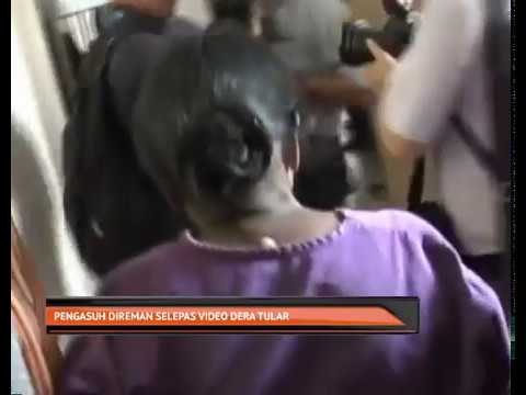 Pengasuh direman selepas video dera tular